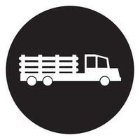 vrachtwagen pictogram vector