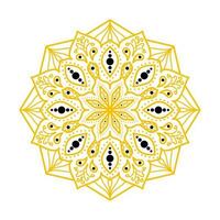 mandala Islamitisch patroon eid decoratie illustratie vector