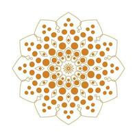 mandala Islamitisch patroon eid decoratie illustratie vector