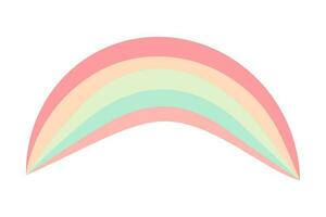 regenboog pastel vector illustratie