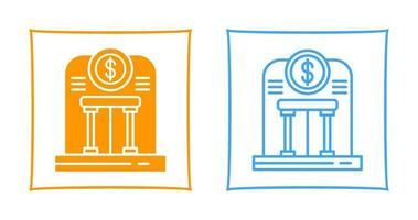 bank vector pictogram