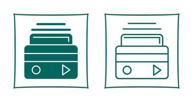 ATM-kaart vector pictogram