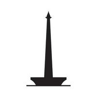 monas monument icoon vector