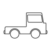 vrachtwagen pictogram vector