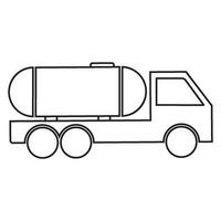 vrachtwagen pictogram vector