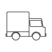 vrachtwagen pictogram vector