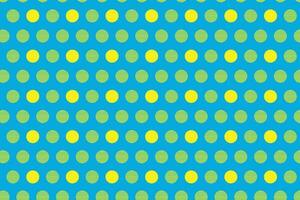 gemakkelijk abstract genaaid geel polka punt patroon Aan regenboog Skye kleur achtergrond vector