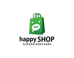 boodschappen doen kar logo en boodschappen doen Tassen logo vector , grafisch ontwerp. vector logo illustratie ontwerp sjabloon