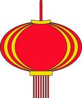 lantaarn icoon voor Chinese nieuw jaar concept. vector