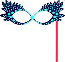 carnaval masker icoon in geïsoleerd voor luxe concept. vector