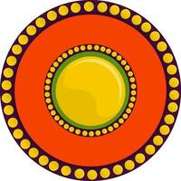 illustratie van circulaire ontwerp patroon. vector
