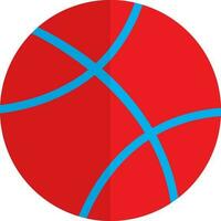 rood en blauw dribbelen logo. vector
