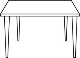 tafel icoon in beroerte stijl voor onderwijs. vector