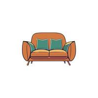 mooi hoor sofa vector