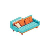 modern sofa vector