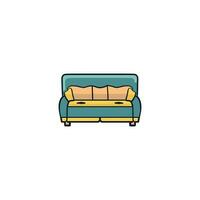 mooi hoor sofa vector