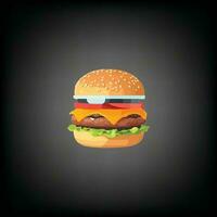 hamburger vector illustratie.