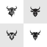 stier logo reeks vector pictogrammen ontwerp illustratie