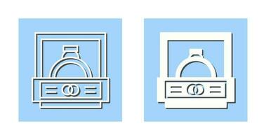 trouwring vector pictogram