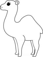 kameel kids kleurplaat geweldig voor beginners kleurboek