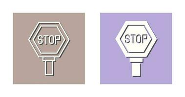 stopbord vector pictogram