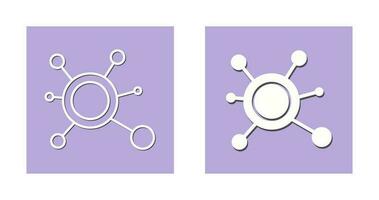 molecuul vector pictogram