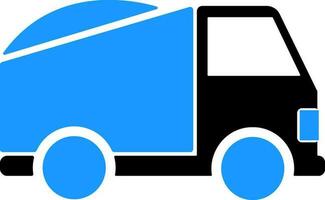 vlak illustratie van een vrachtauto teken of symbool. vector