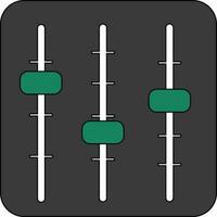 geluid menger of equalizer teken of symbool. vector