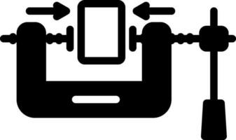 solide icoon voor onderdrukking vector