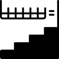 solide icoon voor mezzanine vector