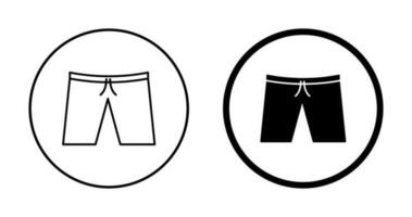 korte broek vector pictogram