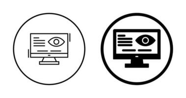 visie vector pictogram