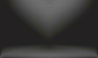 donker, zwart, grijs 3d achtergrond abstract met helling in leeg kamer studio, geschikt voor Product het schieten vector