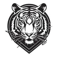 tijger vector silhouet logo