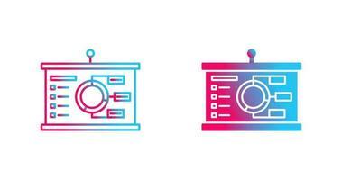 presentatie vector pictogram