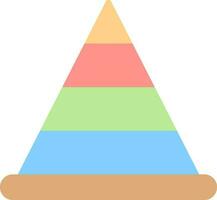 piramide vector icoon ontwerp