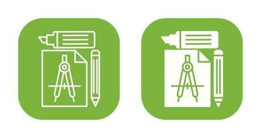 studie gereedschap vector icoon