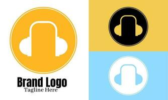 muziek- logo vector ontwerp illustratie
