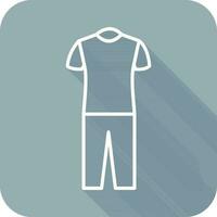 pyjama pak vector icoon