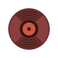 oude retro vinyl speler pictogram vector