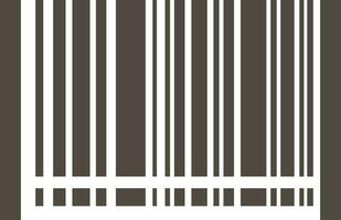 grijs bar code in vlak stijl. vector