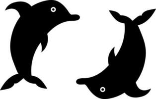 karakter van dolfijn. vector