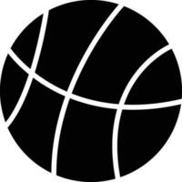 vector illustratie van basketbal in zwart en wit kleur.