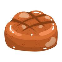 bakkerij roggebrood vector