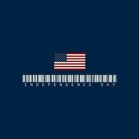 gelukkig vierde van juli onafhankelijkheid dag Verenigde Staten van Amerika achtergrond ontwerp vector