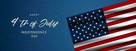 gelukkig vierde van juli onafhankelijkheid dag Verenigde Staten van Amerika achtergrond ontwerp vector