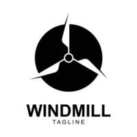 oud windmolen logo ontwerp vector, windmolen retro wijnoogst logo sjabloon vector