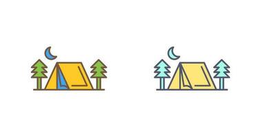 tent vector pictogram