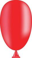 rood kleur ballon vector