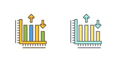 bar diagram vector icoon